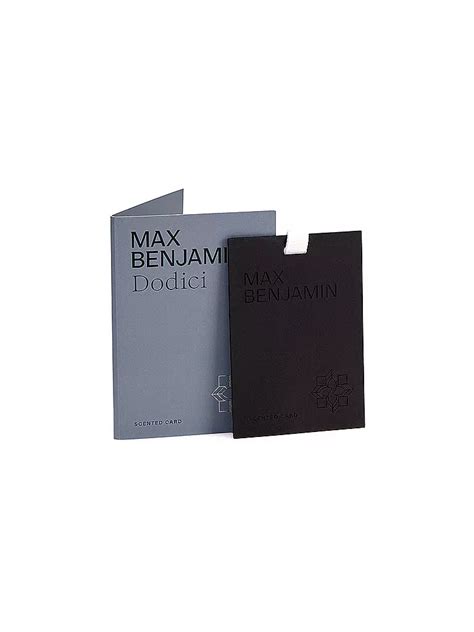 Max Benjamin Duftkarte Classic Collection Dodici Grau