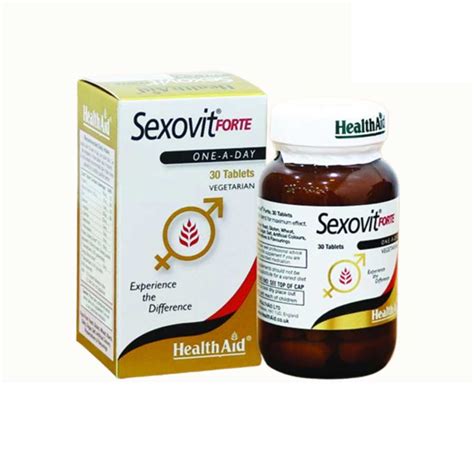 Healthaid Sexovit Forte Arginine Korean Ginseng 30 Tablets Ehavene