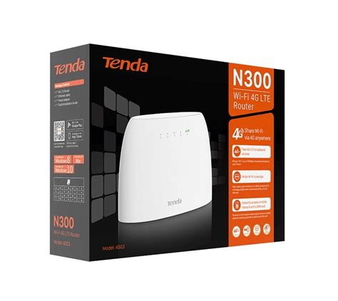 Bộ phát WiFi dùng Sim 4G Tenda 4G03 N300 có cổng LAN Router wifi 4g ở