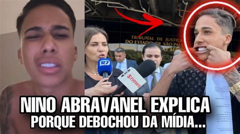 NINO ABRAVANEL quebra silêncio e explica porque DEBOCHOU da MÍDIA