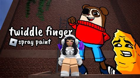 Twiddle Finger Fnf Tapi Di Roblox Spray Paint Cc On 😘 Shilam Youtube