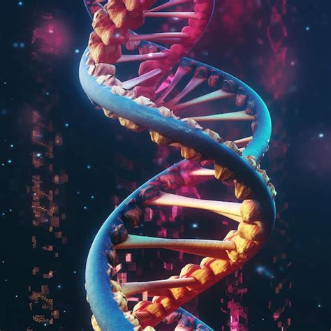 Premium Ai Image Dna Illustration