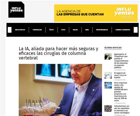 Entrevista Influyentes La IA aliada para hacer más seguras y eficaces