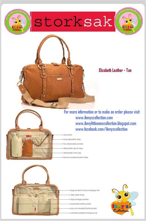 Ikmys Collection Storksak Bags Elizabeth Leather