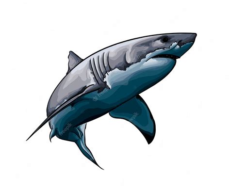 Great White Shark Illustration