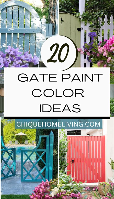 20 Gate Paint Color Ideas