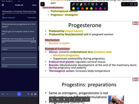 Midwestern University Pharmacology Ii Sex Hormones Ii Flashcards Quizlet