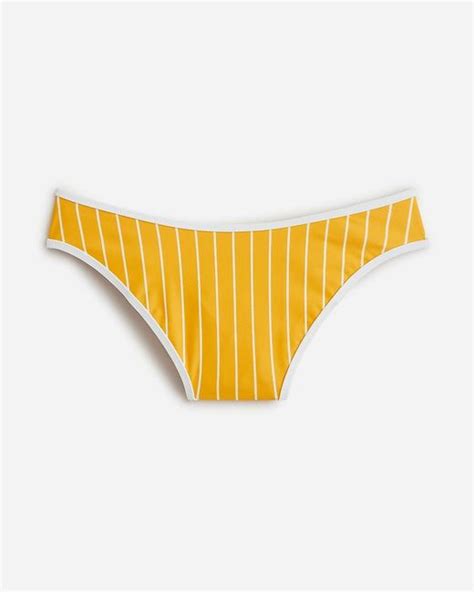 J Crew 90S High Leg Bikini Bottom Lyst