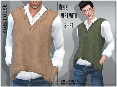 Sims 4 Male Vest