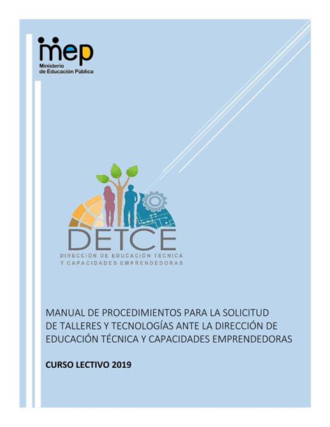 Pdf Manual De Procedimientos Para La Solicitud De Manual De