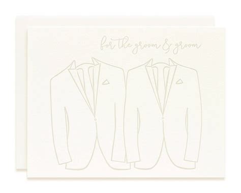 Gay Wedding Card LGBTQ Wedding Same Sex Wedding Groom Etsy