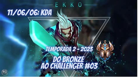 Ekko Gameplay Platina 3 Como Jogar De Ekko Na Mid Lane Um Time