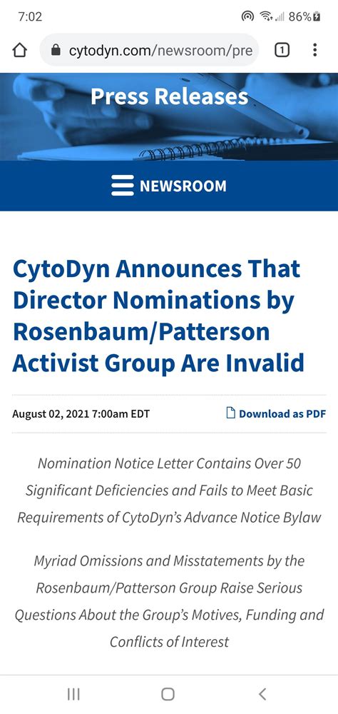 90 best r/cydy images on Pholder | CytoDyn Announces Preliminary ...