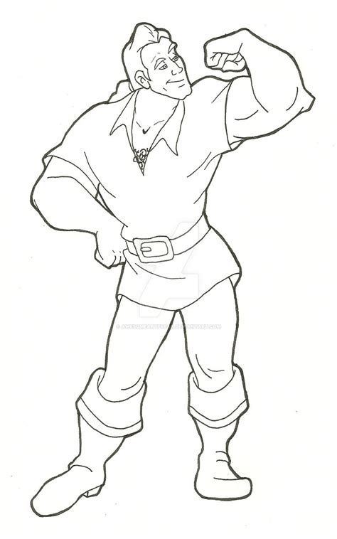 Gaston Coloring Pages Coloring Pages