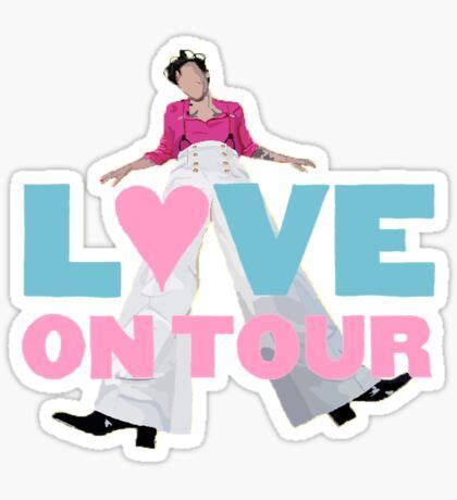 Harry Styles Love On Tour Sticker by halfaheart en 2020 con imágenes