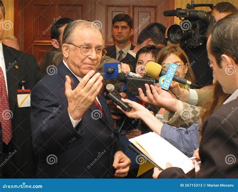 Ion Iliescu editorial stock photo. Image of politics - 26715313