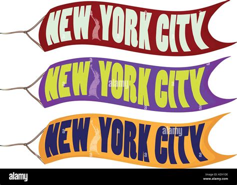 Banner design for New York City illustration Stock Vector Image & Art ...