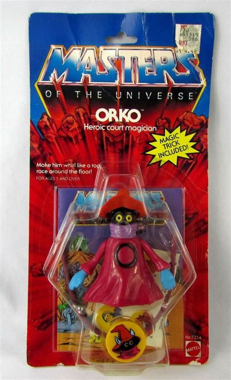 1984 Mattel He Man Motu Masters Of The Universe Orko Figure Clear