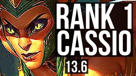 CASSIO Vs AHRI MID Rank 1 Cassio Rank 4 10 3 9 KR Challenger