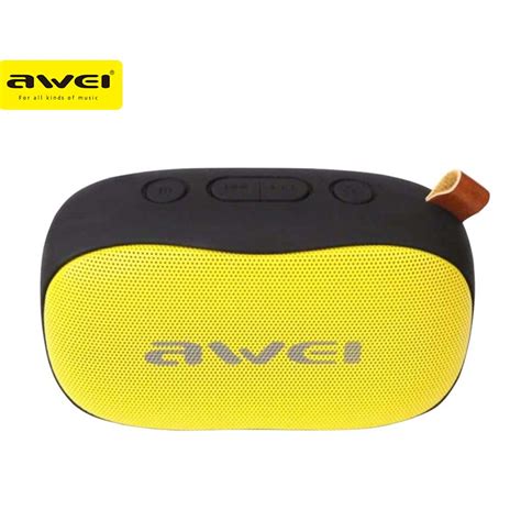 Awei Y Wireless Portable Bluetooth Speaker With Built In Microphone