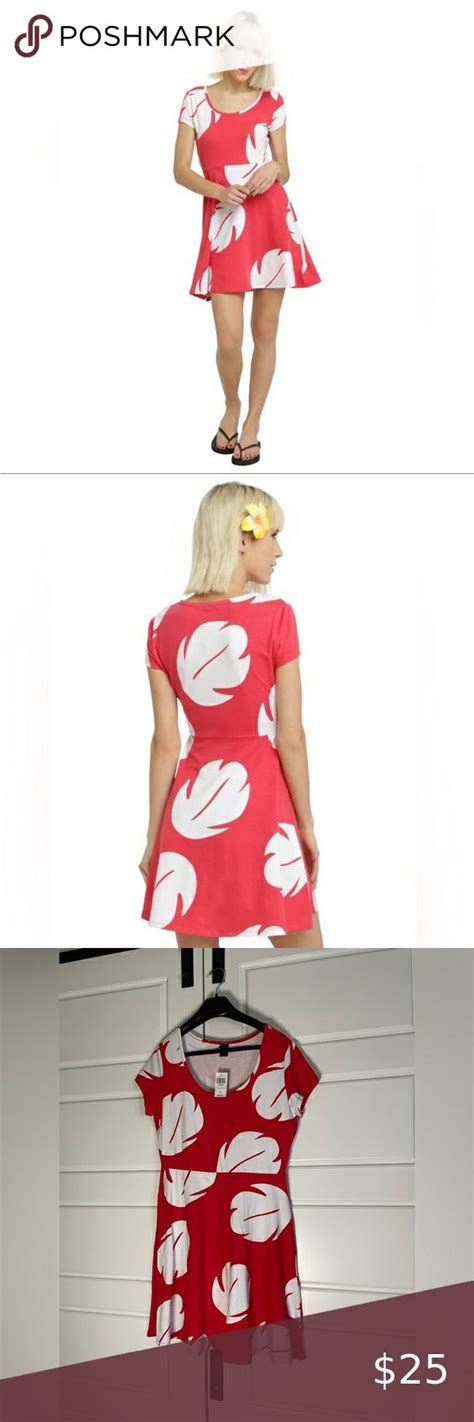 Disney Lilo Stitch Lilo Hawaiian Dress Hot Topic Cosplay Nwt Hawaiian Dress Disney Lilo
