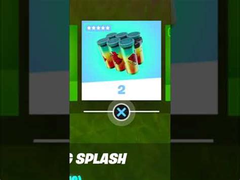 New Chili Chug Splash In Fortnite Youtube