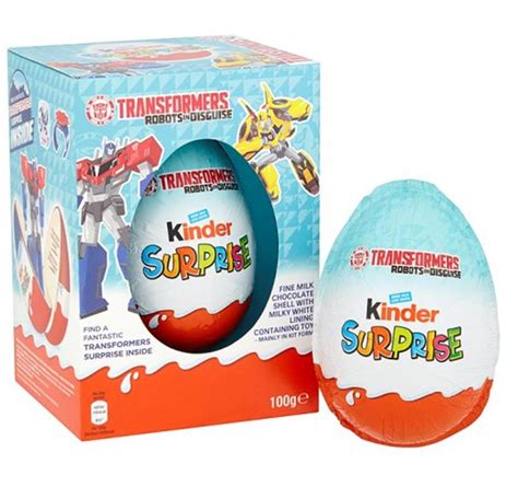 Transformers: Robots In Disguise Giant Kinder Eggs In UK - Transformers ...