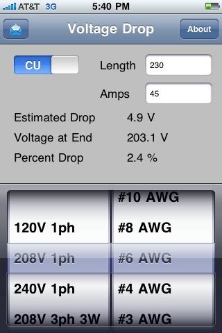 Voltage Drop Calculator by engrtools.com