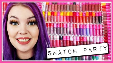 Swatching All Of My Jeffree Star Liquid Lipsticks Youtube