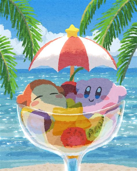 Kirby And Waddle Dee Kirby Drawn By Miclot Danbooru