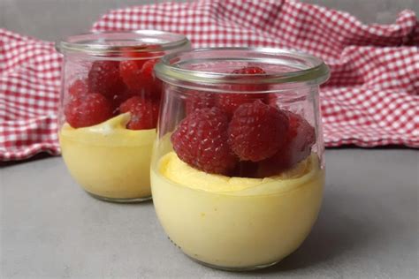 Käsekuchen im Glas Lowcarb Cheesecake mit Puddingpulver