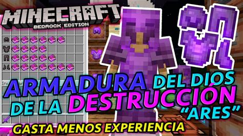 LA MEJOR ARMADURA DE MINECRAFT BEDROCK 1 19 73 YouTube