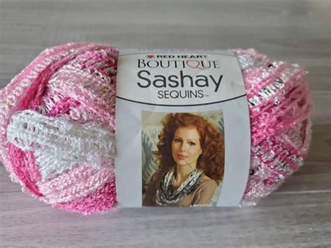 Cotton Candy Sashay Yarn Red Heart Boutique Sashay Sequins Etsy