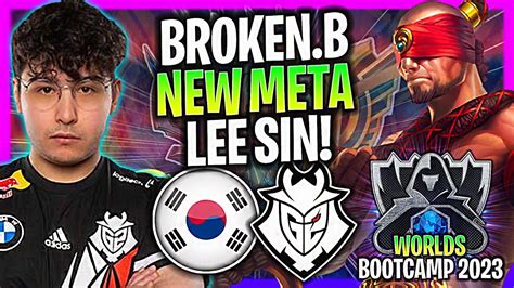 BROKEN BLADE TRIES NEW META LEE SIN TOP IN KOREA SOLOQ G2 Broken