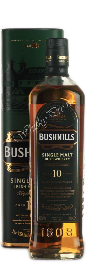Ирландский виски Bushmills 10 years виски Бушмиллс 10 лет