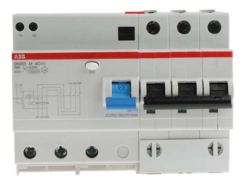 2CSR273001R1634 DS203 M AC C63 0 03 ABB RCBO System Pro M Compact