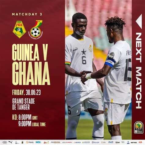 CAF announce Match Officials for Guinea vs Ghana clash - Ghana Football