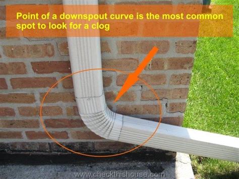 How To Clear Clogged Downspout Drain Pipe Best Drain Photos Primagemorg