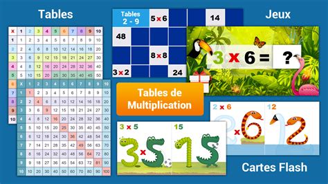 Tables De Multiplications Outils Ludiques Gratuits Memozor