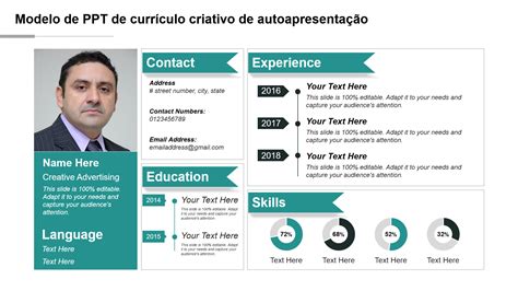 Os Principais Modelos De Curr Culo Para Powerpoint Para Mostrar Suas