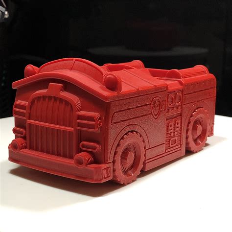 STL file Paw Patrol Marshall's Fire Truck (Print-in-Place)・3D printer model to download・Cults