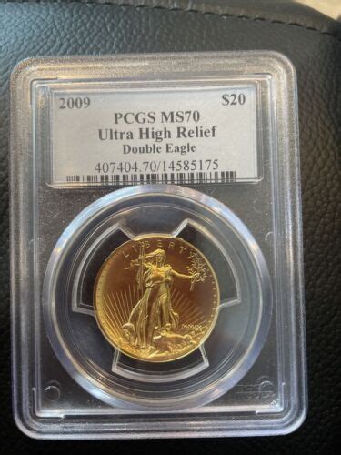 Gold Ultra High Relief Double Eagle Pcgs Ms Uhr Blue Label