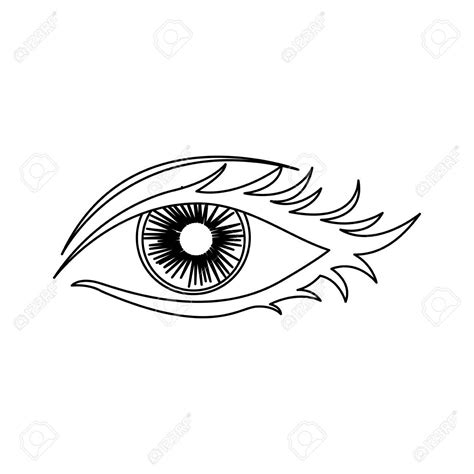 Eye Outline Drawing at GetDrawings | Free download