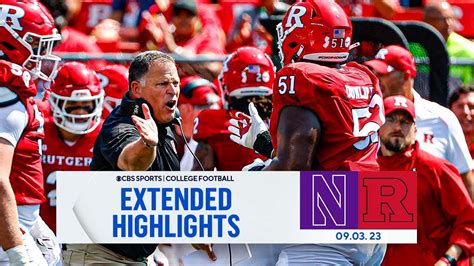 Northwestern vs Rutgers: Extended Highlights | CBS Sports - YouTube