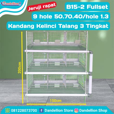 Jual Kandang Hewan Peliharaan Kandang Kelinci Galvanis Rabbit Cage