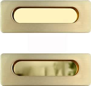 Kumgrot Pcs Recessed Handles Mirror Flush Pull Inch Rectangle