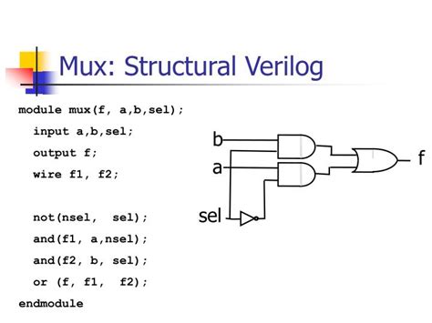 Ppt First Steps In Verilog Powerpoint Presentation Id 1229797