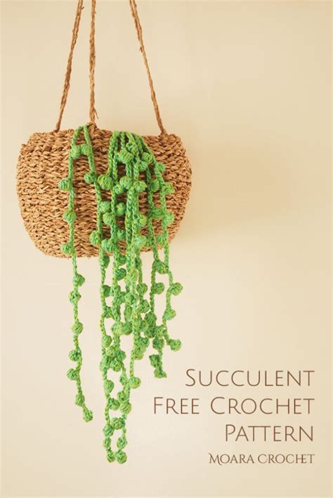 Crochet Succulent String Of Pearls Free Pattern Moara Crochet