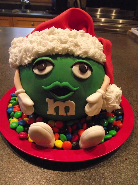 M&m Candy Christmas Cake - CakeCentral.com