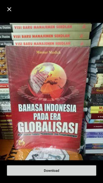 Jual Bahasa Indonesia Pada Era Globalisasi Di Lapak Rusbooks Bukalapak